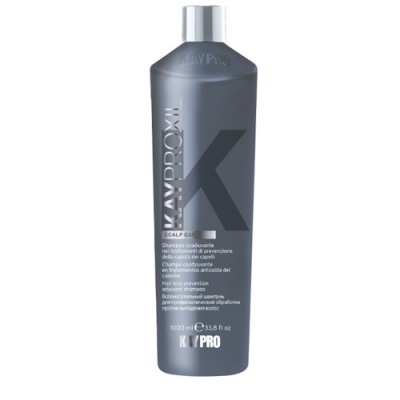 Frasco cinza de produto capilar Kamypro XL SCALP CARE de 1000 ml