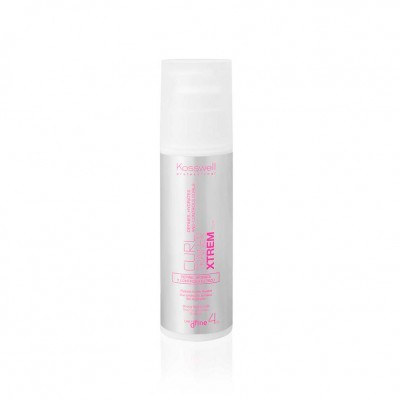 Frasco prateado de produto cosmético Kaesswell XTREM com tampa branca