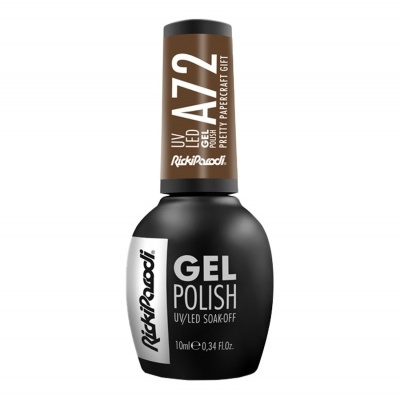 Verniz gel para unhas RickiParodi A72 tampa castanha