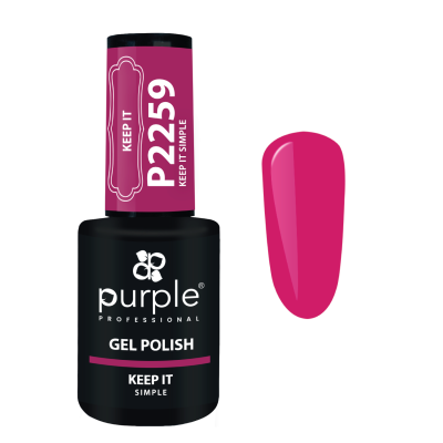 Verniz em gel Purple Professional cor rosa P2259