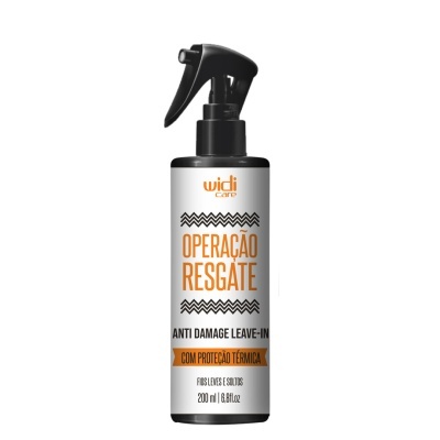 Frasco spray de leave-in para cabelo OPERAÇÃO RESGATE Widi Care