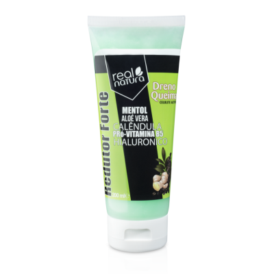 Frasco tubo do produto Real Natura, gel verde, 200 ml