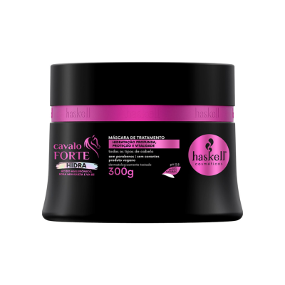 Máscara de tratamento hidratante Cavalo Forte Hidra Haskell 300g