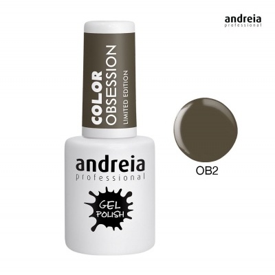 Verniz gel para unhas andreia professional cor castanha OB2
