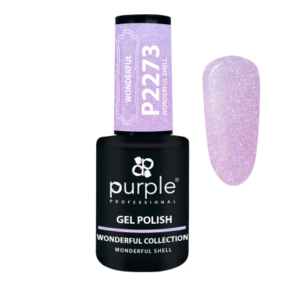 Esmalte gel lilás brilhante Purple Professional Wonderful Shell
