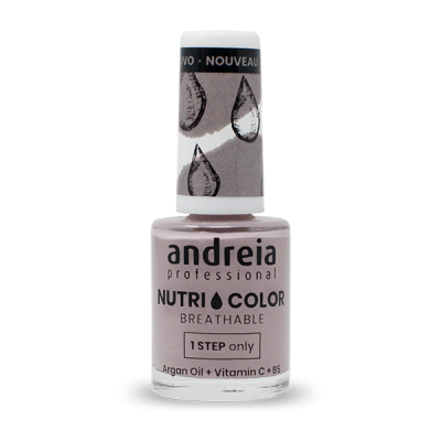 Frasco de verniz de unhas Andreia Professional Nutri Color rosa claro