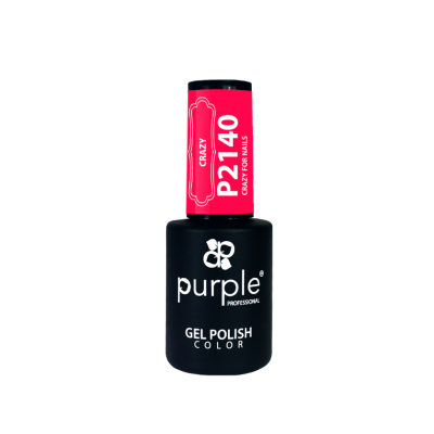 Frasco de verniz gel para unhas Purple Professional P2140 Crazy
