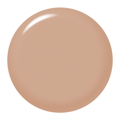 Superfície circular bege com acabamento brilhante