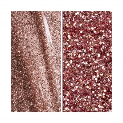 Tecido com lantejoulas rosa dourado e tecido rosa com lantejoulas brilhantes