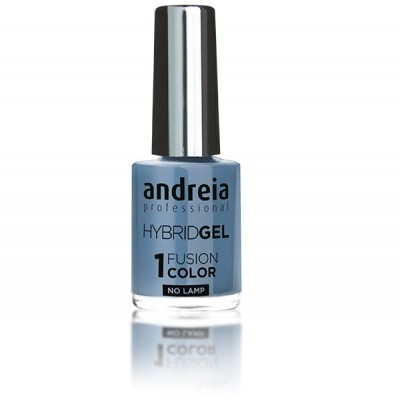 Frasco de verniz para unhas azul claro andreia professional HYBRIDGEL