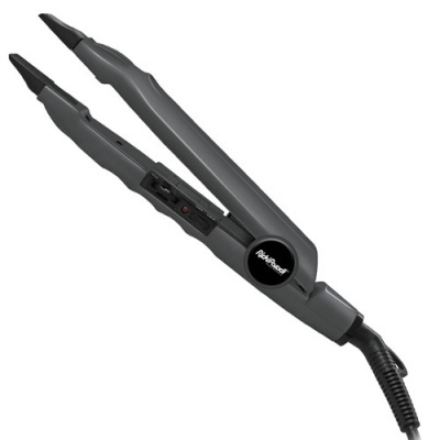 Prancha de cabelo preta e cinzenta Remington com botão de controlo