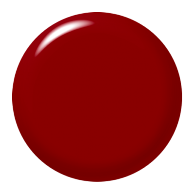 Esfera vermelha brilhante sobre fundo branco