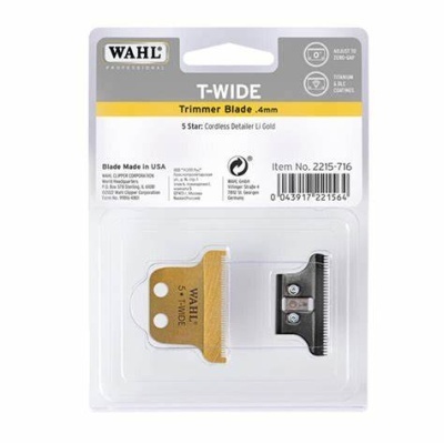Lâmina de aparador Wahl T-Wide 4mm em embalagem transparente