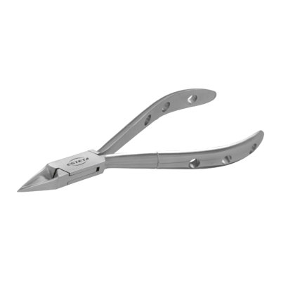 Alicate de corte em aço inoxidável com punhos curvos e furados