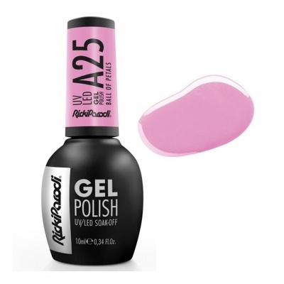 Esmalte gel UV/LED soak-off RickiParodi A25 Ball of Petals rosa
