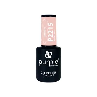 Frasco de verniz gel para unhas rosa claro Purple Professional P2215