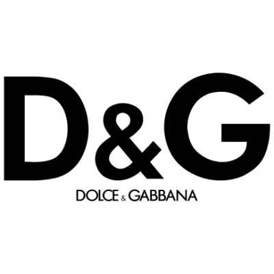 Logótipo da marca DOLCE & GABBANA em preto sobre fundo branco