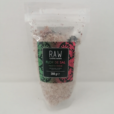 Saco de flor de sal mediterrânea RAW Castro Marim 200g