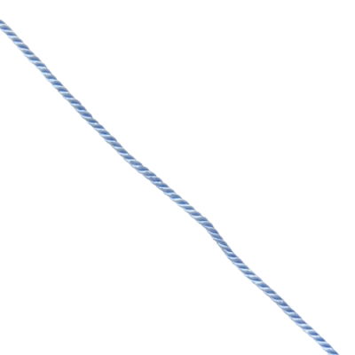 Fio azul claro com textura trançada