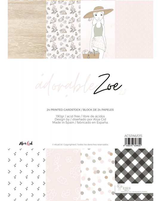 variedade de padrões de papel impresso com desenhos e texturas suaves