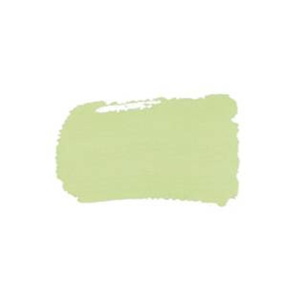 Pincelada de tinta verde claro em fundo branco