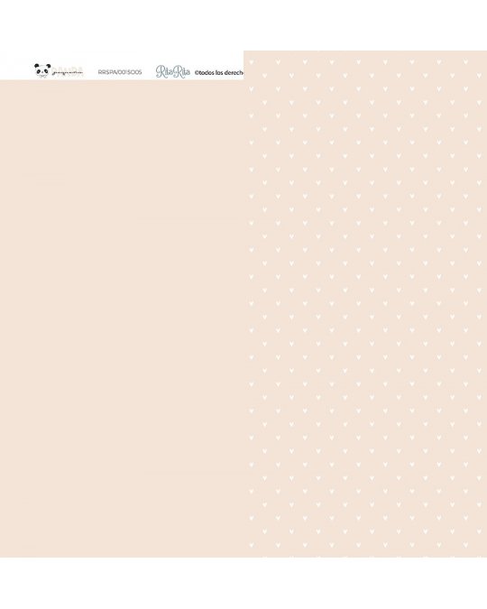 Papel bege claro com padrão de corações brancos