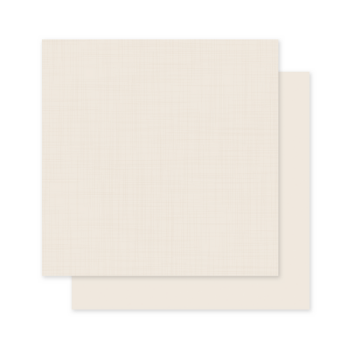 Duplas folhas quadradas de papel bege com padrão de linhas de grade