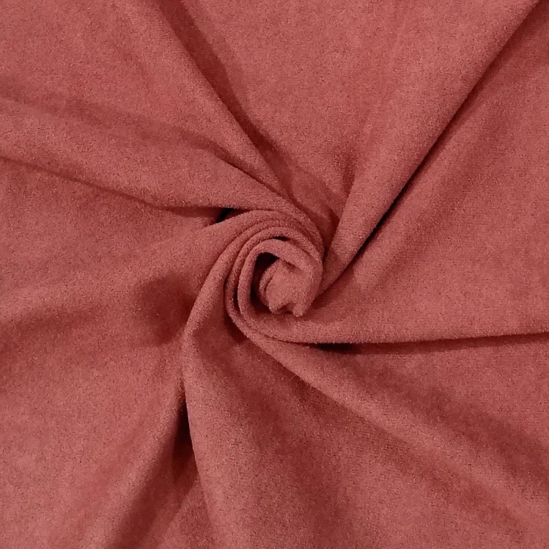 tecido cor de rosa escuro, textura suave, padrão enrolado