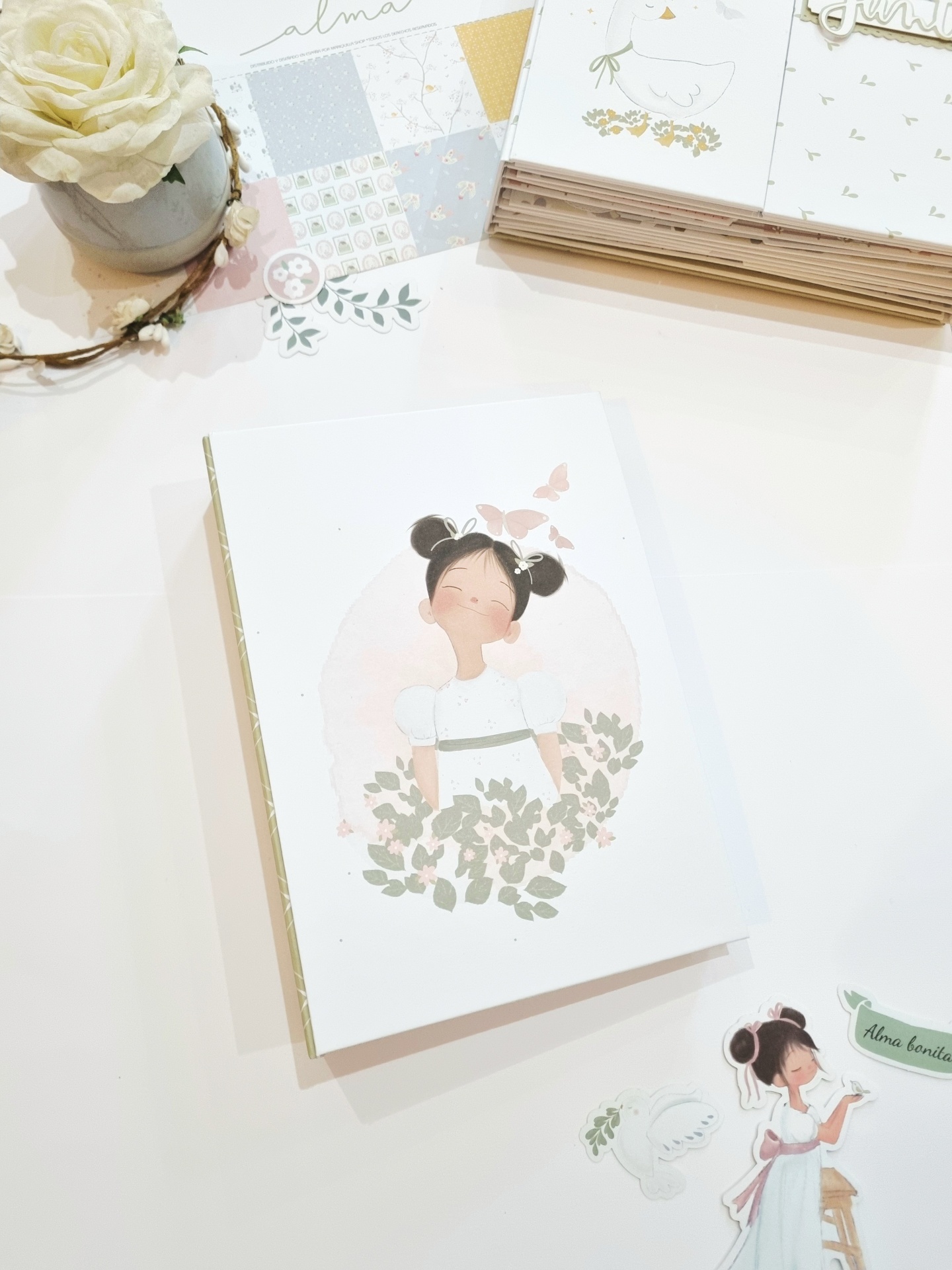 Mini Álbum Scrapbook Comunhão