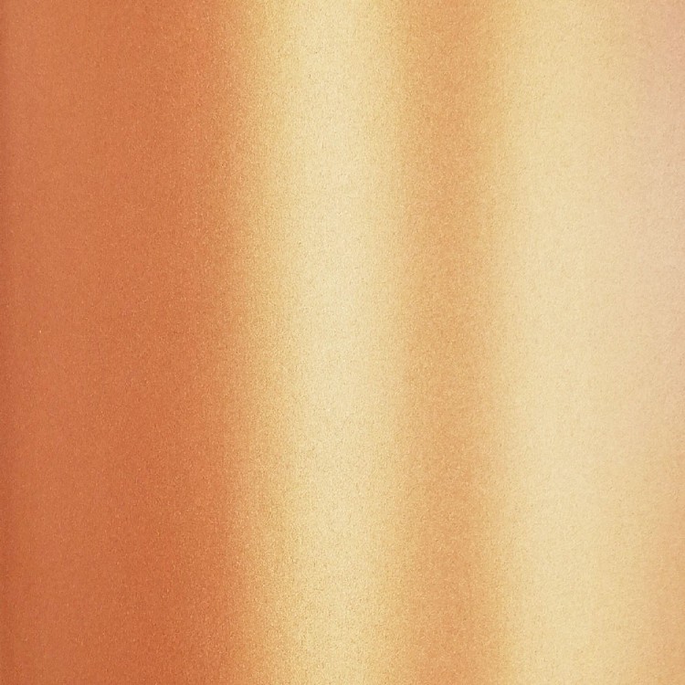 Superfície metálica cobre e dourada com textura lisa