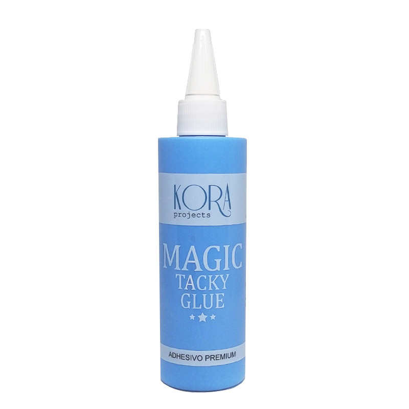 Frasco azul de cola Magic Tacky Glue da Kora Projects