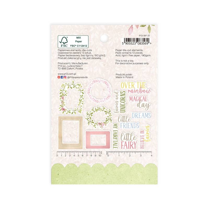 Kit de papéis decorativos com frases e molduras em cores pastel em fundo branco