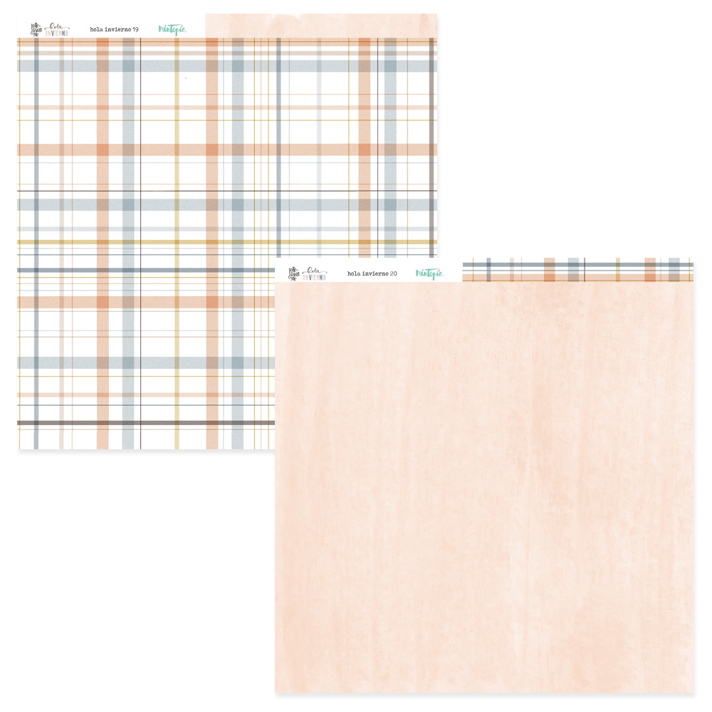 Papel decorativo para scrapbook com padrão xadrez e lado liso cor de rosa