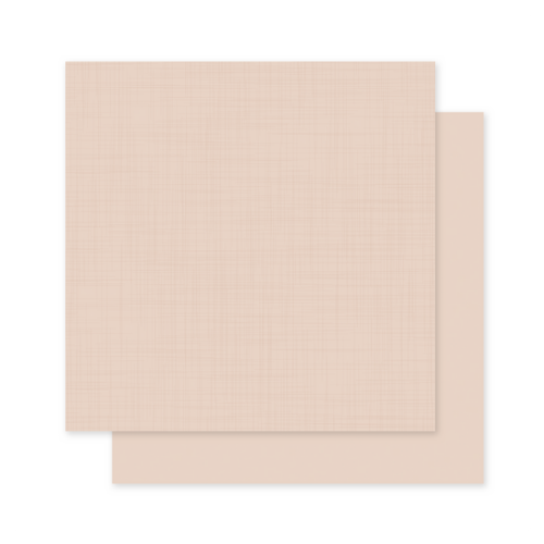 Duas folhas quadradas bege claro, uma com padrão de grelha e outra lisa