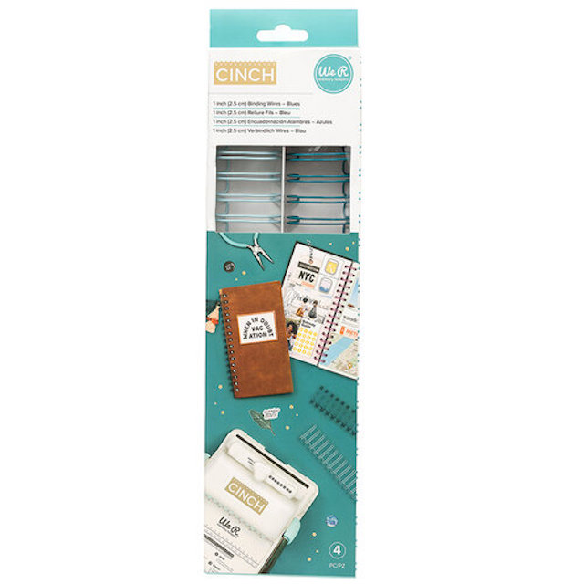 Kit de pernas metálicas azuis para encadernação CINCH We R Memory Keepers