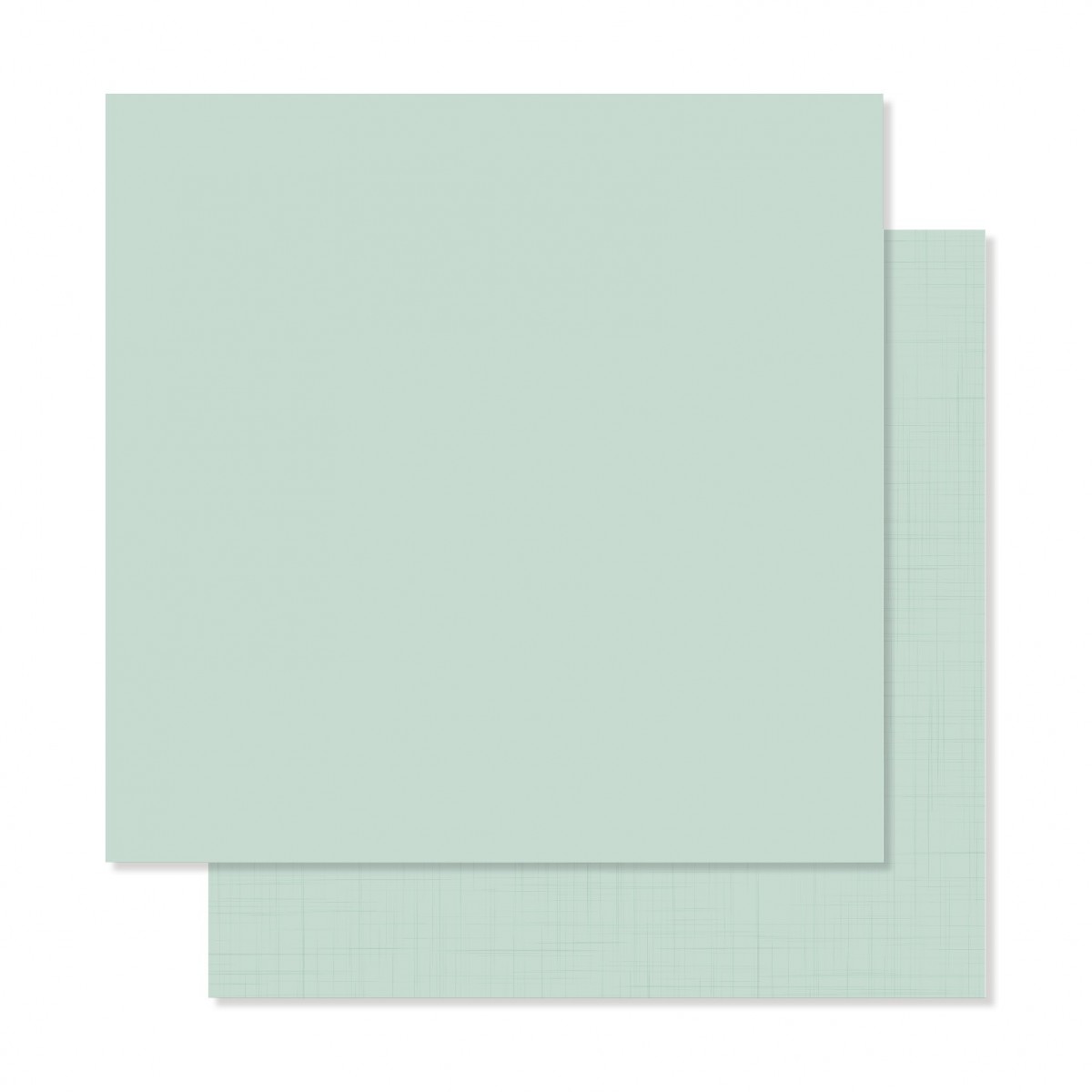 Papel de scrapbook verde-água liso e quadriculado