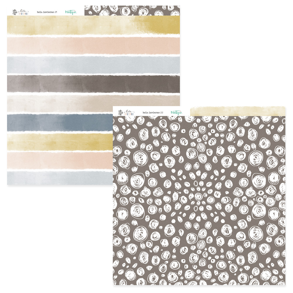 Papel de parede com riscas coloridas e padrão de círculos