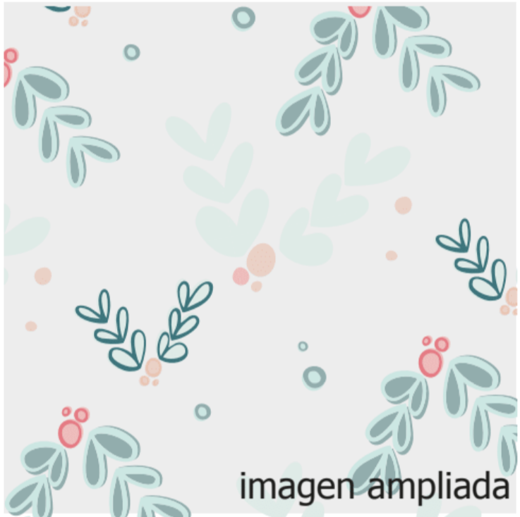 Padrão floral com folhas verdes e bagas cor-de-rosa sobre fundo branco