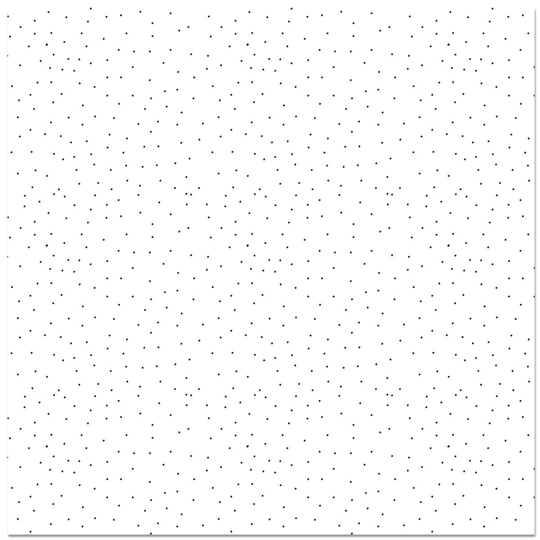 Papel de parede branco com padrão de pequenos pontos pretos espaçados