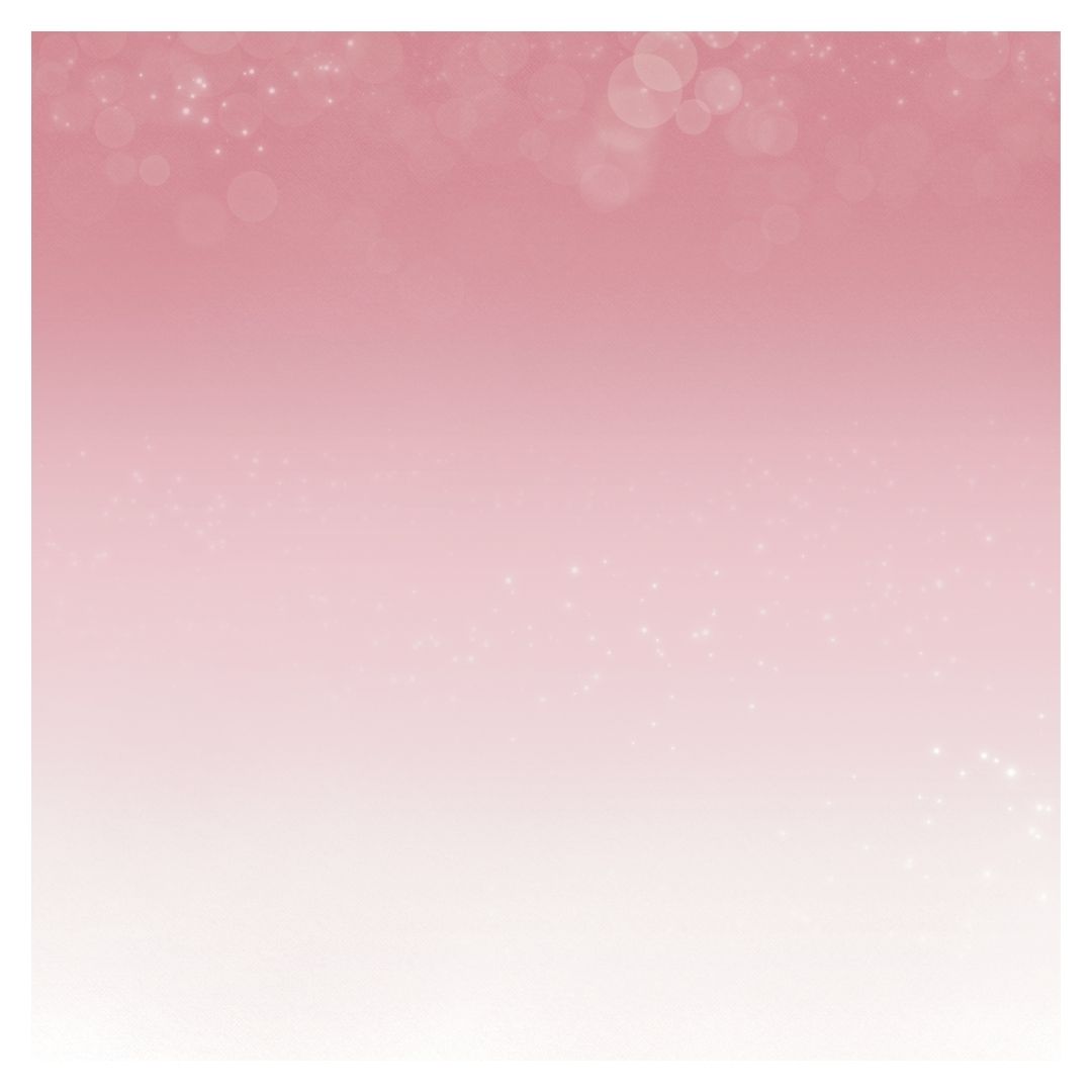 Fundo em degradé rosa a branco com brilhos e luzes desfocadas