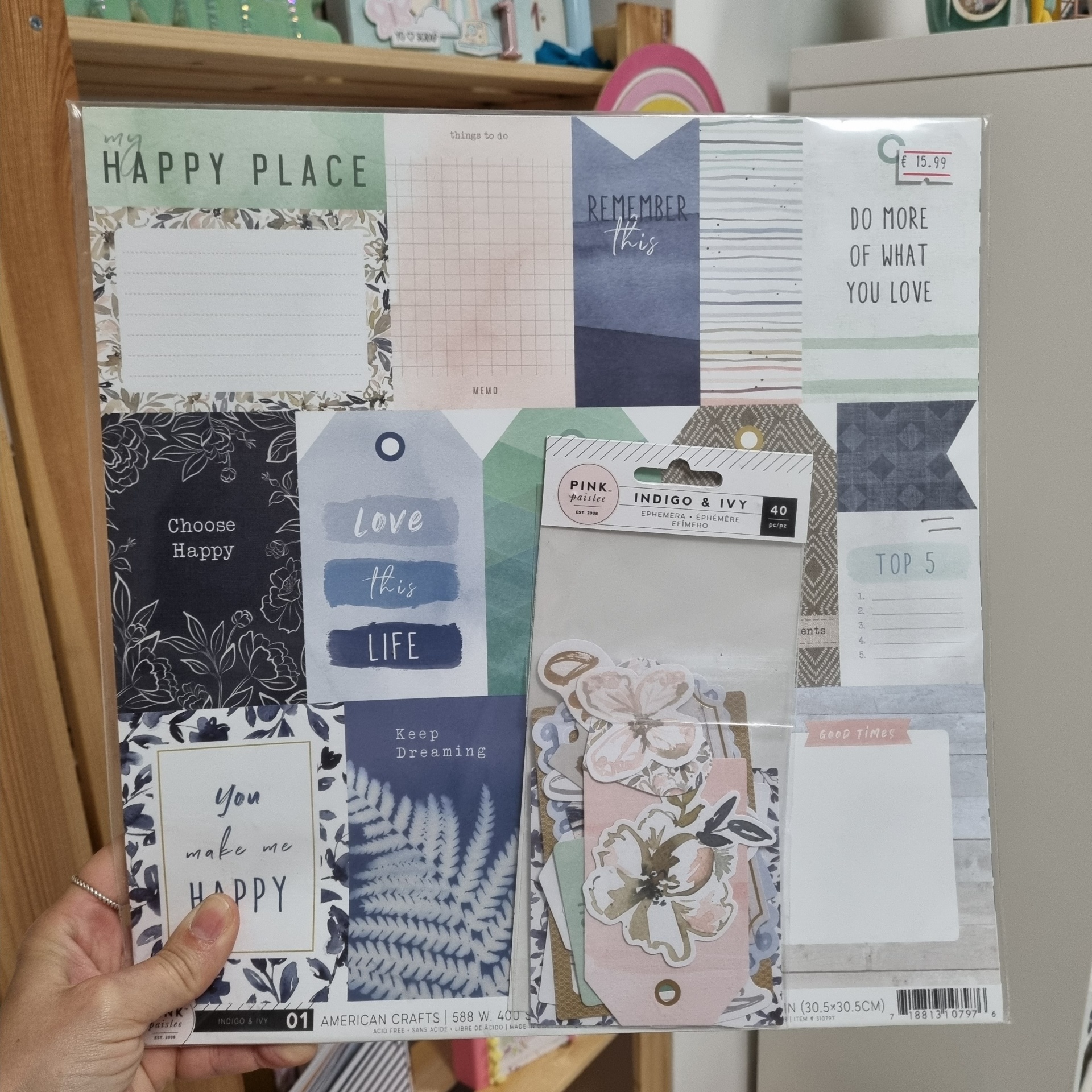 Kit Indigo & Ivy Pink Paislee
