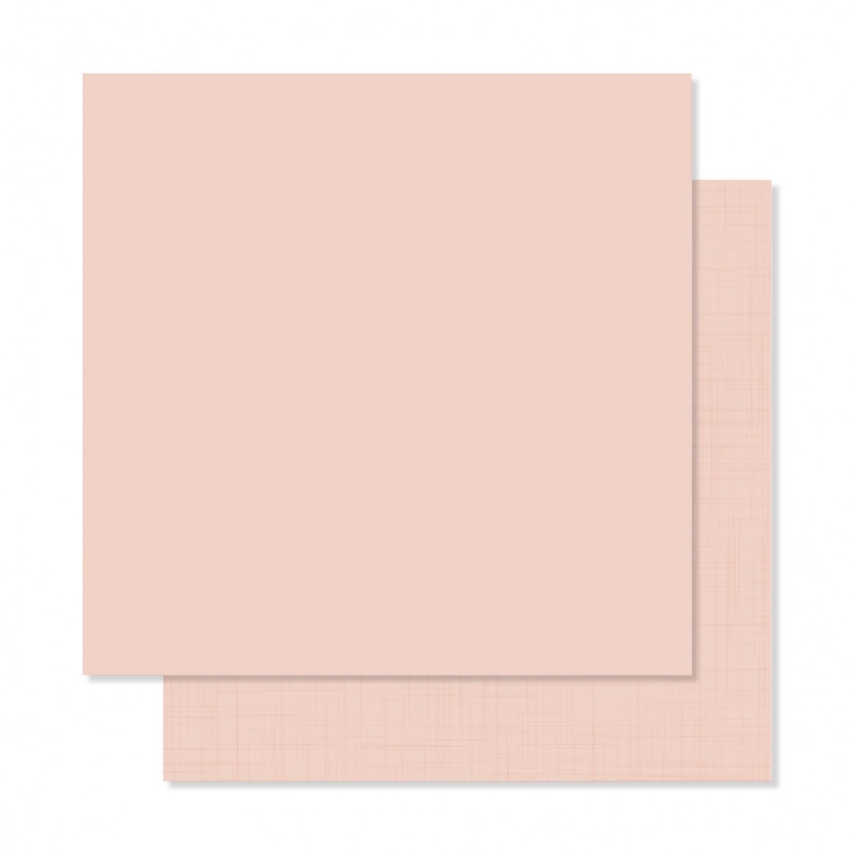 papel de scrapbooking cor-de-rosa claro com face lisa e face quadriculada