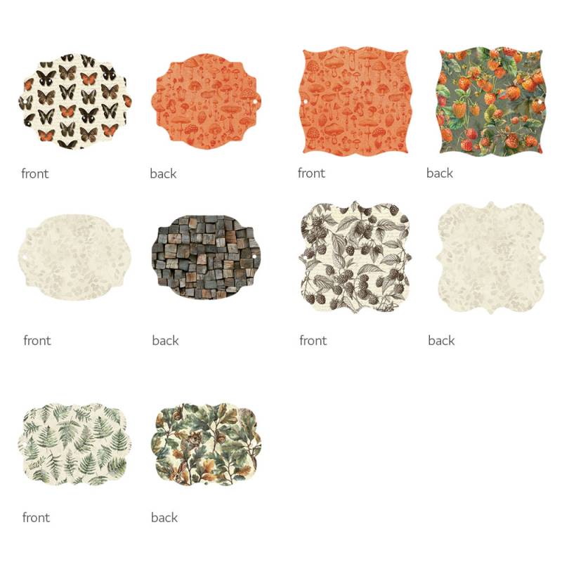 Tapetes pequenos com padrões variados frente e verso