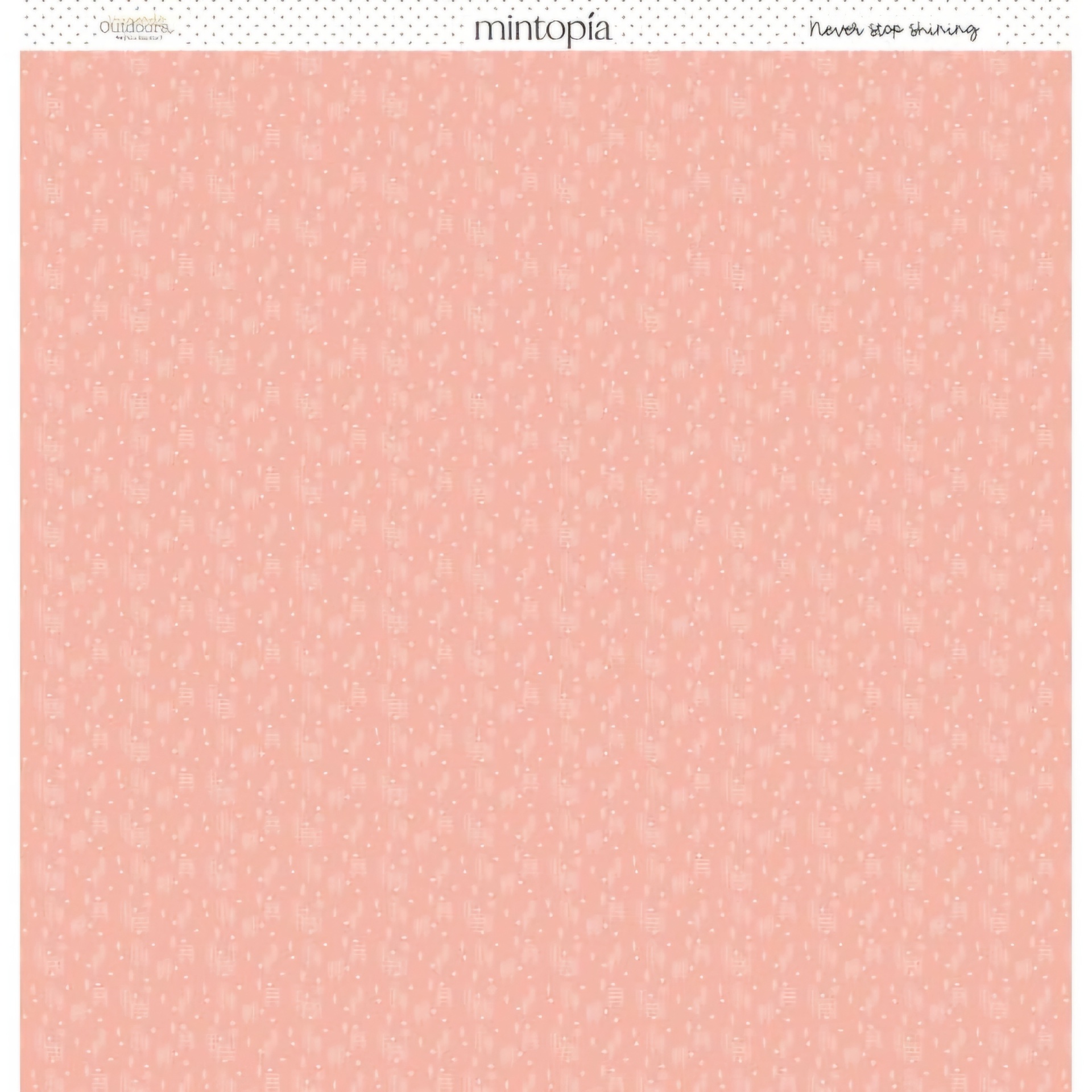 Papel decorativo cor de rosa com padrão floral branco