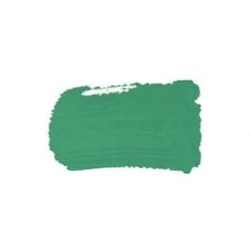 Mancha de pintura verde com textura de pinceladas sobre fundo branco