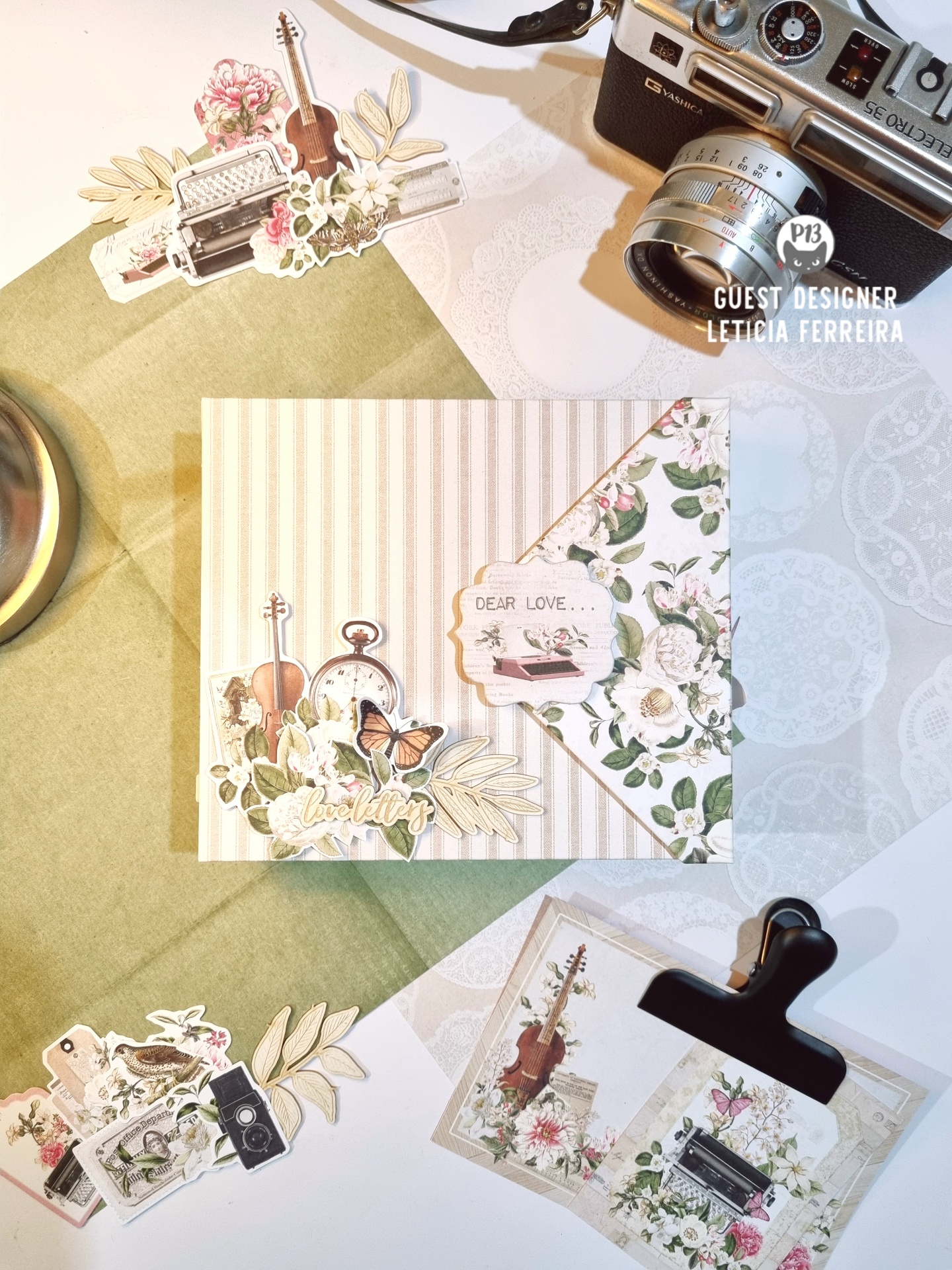 Álbum Fotos Scrapbook Dear Love