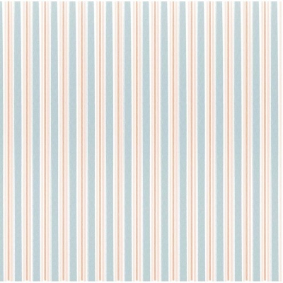 Padrão riscado vertical azul claro, branco e bege