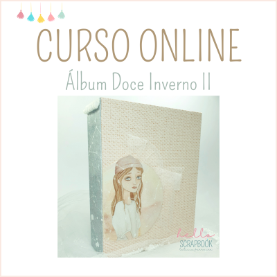 Livro de álbum com capa texturizada bege e ilustração de uma rapariga