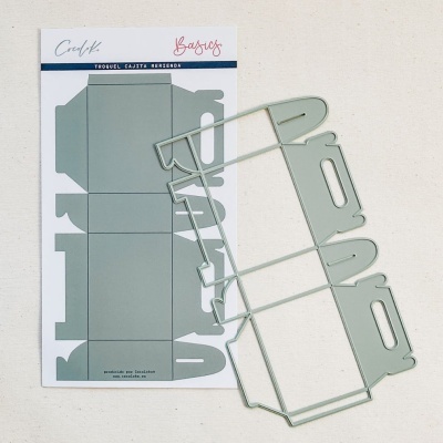 Matriz metálica de corte e molde de papel para caixa higiénica