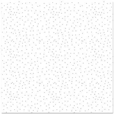 Papel de parede branco com padrão de pequenos pontos pretos espaçados